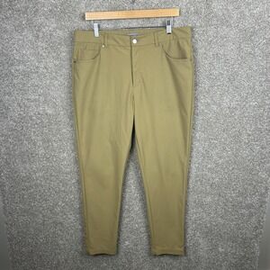 VRST Commuter Pants Men's 36x30 Beige‎ Straight Chino Performance Stretch